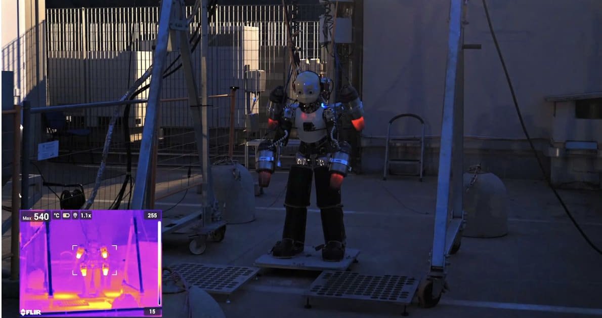 World's First Flying Humanoid Robot Takes Flight