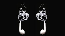 These Tangled Apple EarPods Earrings Are Stirring The Internet