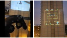 Amid COVID-19 Lockdown, Gamer Plays Games Using A Building As His Screen