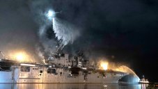 US Ship Has Burned For 3 Days, 82 People Injured In Total So Far