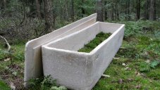 This Living Mushroom Coffin Eats And Turns Dead Bodies Into Nutrients
