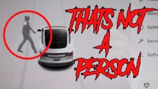 Tesla Car Detects An Invisible Person In A Deserted Cemetery