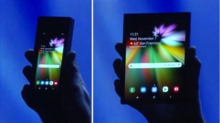 Samsung Foldable Phone’s First Look Is 'Wow'