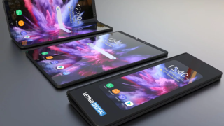 Foldable Smartphone Galaxy F Was Revealed Via Amazing 3D Renders
