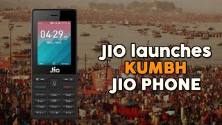 Reliance Jio Launches Kumbh JioPhone As The Festival Is Coming