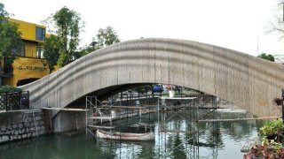 The World's First Concrete 3D Printed Bridge Was Completed In China In Just 450 Hours