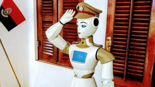 India Just Has The First Robot Receptionist Called KP-BOT At A Police Station