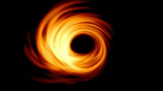 Why Does The First Black Hole Picture Have An Orange Ring In It?
