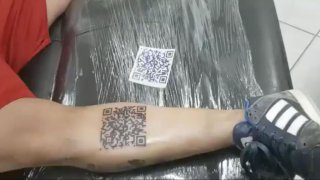 A Guy Got A QR Code Tattoo But Then The Link Is Deleted