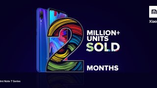 Redmi Note 7 Series Reaches 2 Million Devices Sold In India