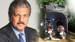 Anand Mahindra Praised The Idea Of Turning A Plastic Water Tank Into A Parking Space