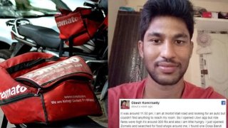 A Hyderabad Man Hitches A Ride With A Zomato Delivery Guy