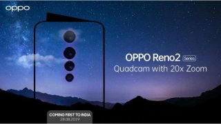 OPPO Reno 2 Series With Quad Rear Cameras & 20x Zoom Set To Debut In India On 28 August