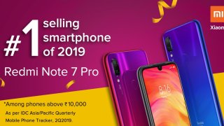 Redmi Note 7 Pro As Best-Selling Smartphone Above Rs. 10,000: IDC Report