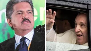 A Mahindra Car Spotted Driving Pope Francis In Africa