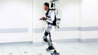 This Exoskeleton Suit Helps Paralyzed Man Walk Again