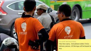 Hyderabad Customer Refused To Receive Order From Muslim Swiggy Delivery Man
