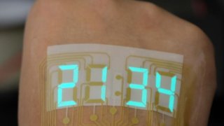 Researchers Develop Thin Enough Stretchable Display To Work As Temporary Tattoo