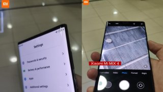 Xiaomi Mi MIX 4 Live Photos Reveal Dual Selfie Camera Hidden Under Curved Screen