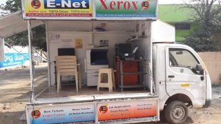 Telangana Man Sets Up An Internet Café Inside A Van To Help Youth With Job Applications