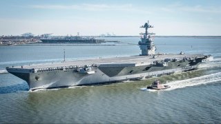 This $13 Billion Aircraft Carrier Was Designed With 3D Models, Using AR Technology
