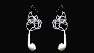 These Tangled Apple EarPods Earrings Are Stirring The Internet