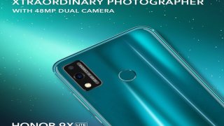Honor 9X Lite Poster Emerges, Revealing 48MP Dual Rear Cameras