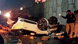 After A 15-Feet Drop, Tata Nexon Manages To Save All Passengers