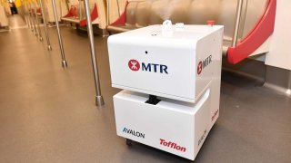 Robots Are Deployed To Disinfect Subway Trains Amid COVID-19 Outbreak