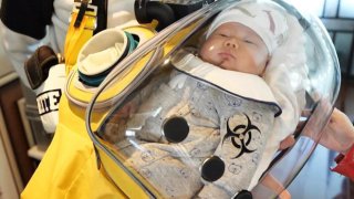 Dad Invents A Special Backpack To Protect His Son Against The Pandemic