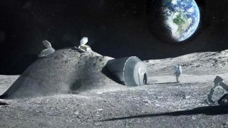 Our Future Home On The Moon May Be Built With Urine And Lunar Soil
