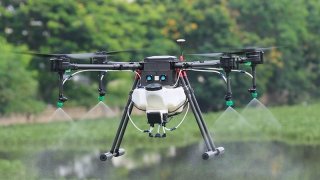 Indian Startup To Disinfect Public Places Using Drones