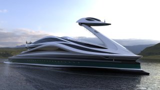 This Luxury Electric Yacht Looks Exactly Like A Swan