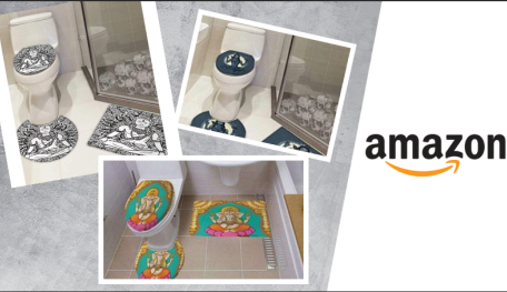 Indians Are Angry As Amazon Sells Toilet Seat Covers With Images Of Hindu Gods