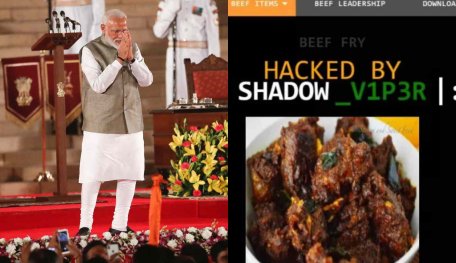 Hacked Delhi BJP Website Shows Beef Recipe As PM Modi Takes Oath