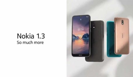 Nokia 1.3 Launched With Android 10 Go Edition; Priced At Rs. 7,700