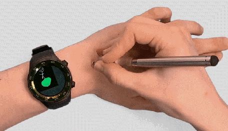 This Special Stylus Lets You Use A Smartwatch From The Back Of Your Hand