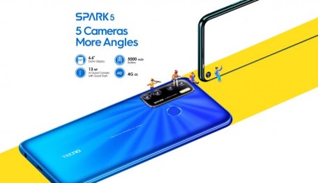 Tecno Spark 5 Unveiled In India For Rs. 7,999: Quad Cameras & 5,000mAh Battery