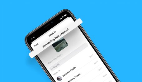 You Can Now Forward A Facebook Message To 5 People At A Time Only