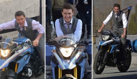 Tom Cruise Spotted Riding A Made-In-India BMW Motorcycle While Filming For Mission Impossible 7