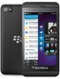 BlackBerry Z10 smartphone. Announced Jan 2013. Features 4.2&Prime; TFT display, Snapdragon S4 Plus chipset, 8 MP primary camera, 2 MP front camera, 1800 mAh battery, 16 GB storage, 2 GB RAM.