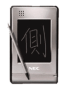 NEC N908 phone. Announced Jul 2006. Features 2.2&Prime;  display, 1.3 MP primary camera, 860 mAh battery, 31 MB storage.