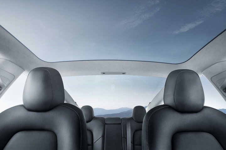 model y glass roof shade