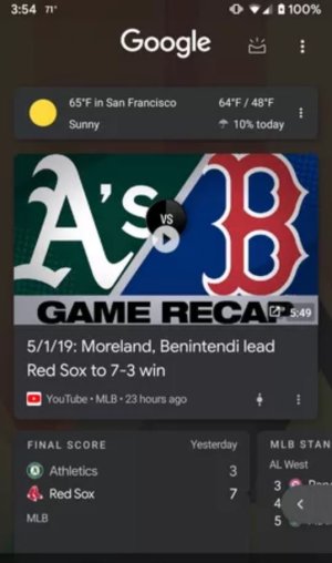 Dark Theme in the third beta version of Android Q