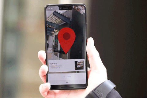 Káº¿t quáº£ hÃ¬nh áº£nh cho Google begins testing AR walking navigation for Maps