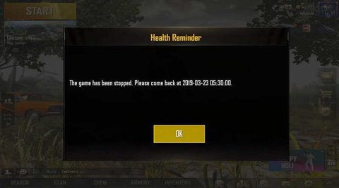 Pubg Mobile 6 Hour Per Day Restriction In India