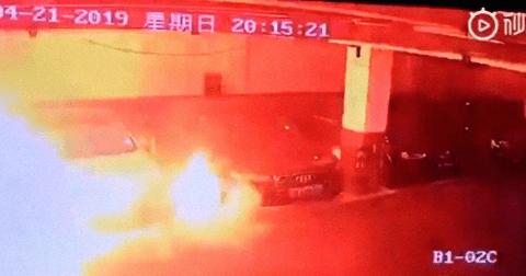 Tesla-Fire-Shanghai-Parking-Garage