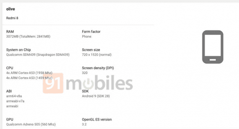 Redmi 8 Google Play Console Listing 800x431