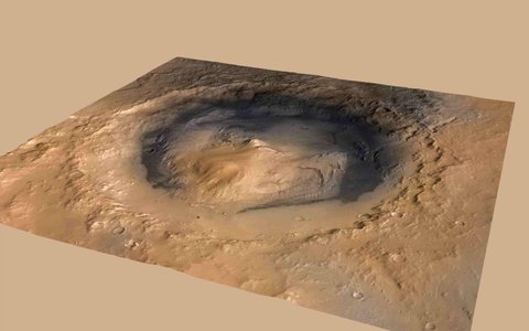 Mars-gale-crater