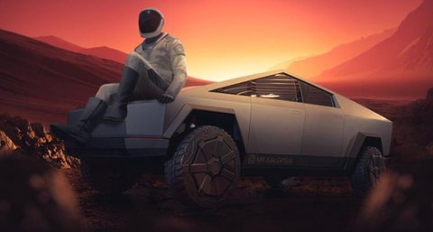 Cybertruck-On-Mars